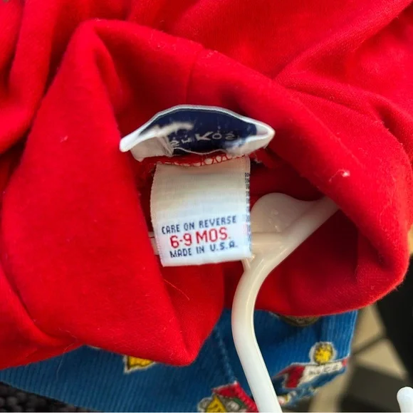 Vintage Oshkosh B’Gosh Mice at Work matching Overall Set - Picture 11 of 13